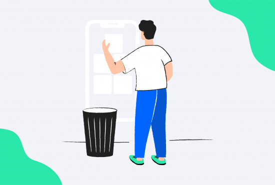 نحوه محاسبه حذف اپلیکیشن